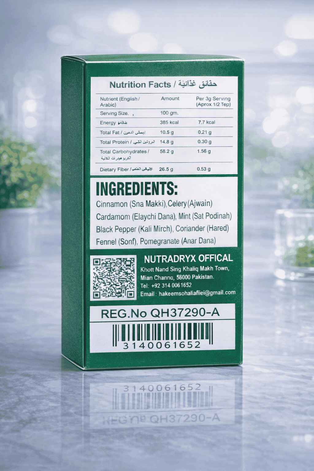 NutraDryX Original Shifa-e-Maida Herbal Digestive Powder